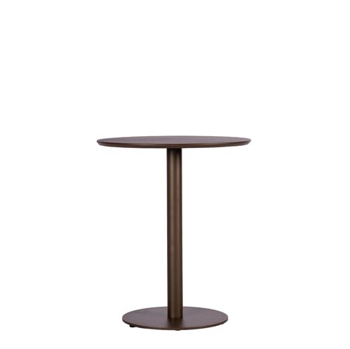 Yoi Vernazza high dining table 60cm rond alu bronze - afbeelding 1
