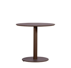 Yoi Vernazza high dining table 80cm rond alu bronze