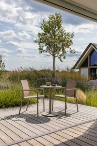 Yoi Vernazza high dining table 80cm rond alu salix - afbeelding 2