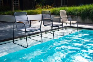 Yoi Wasabi dining tuinstoel black - rope natural excl zitkussen - afbeelding 3